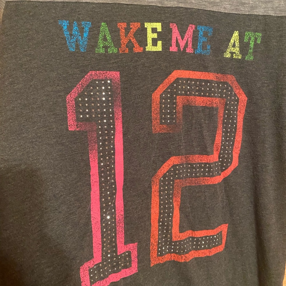 Xhilaration Pajama Night Shirt Women’s T-Shirt Size Large - Picture 2 of 4